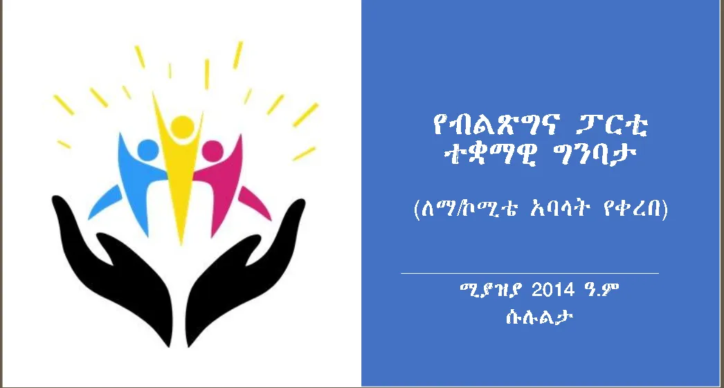 የፓርቲ ተቋማዊ ግንባታ